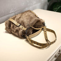Women's Fashion Velvet Handbag Shoulder Bag Crossbody Bag 73925744S