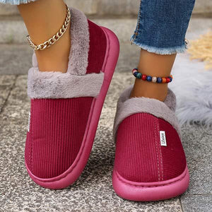 Women's Fashionable Fleece-Lined Warm Cotton Shoes 38942536C