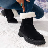 Warm Faux Fur-Lined Winter Boots for Women 38763304C