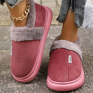 Women's Fashionable Fleece-Lined Warm Cotton Shoes 38942536C