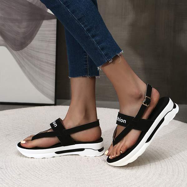 Women's Platform Wedge Toe-Ring Sandals 20115442C