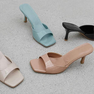 Women's Stiletto Heel Slide Sandals 06204876C