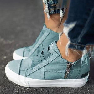 Women's Casual Elastic Band Canvas Shoes 86741519S