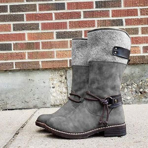 Women'S Round Toe Retro Comfortable Snow Boots 44738685C