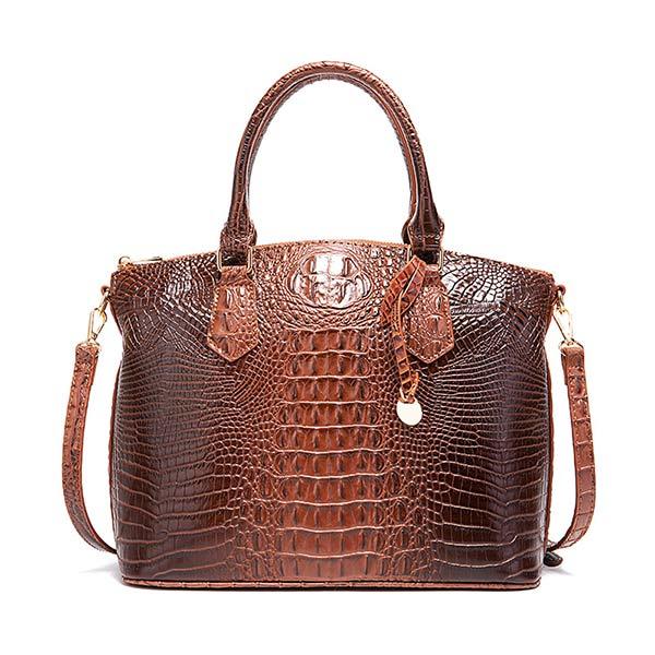 Vintage Crocodile Pattern Handbag & Crossbody Bag 83609363C