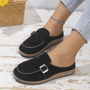 Women's Candy-Colored Hollow-Out Flat Loafers 01073970C