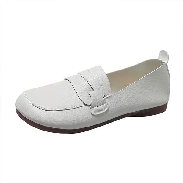 Women's Slip-On Loafers with Shallow Mouth and Flat Soles 71894745C