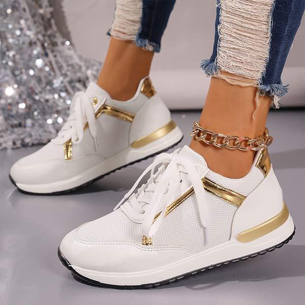 Women's Chunky Sole Color Block Athletic Shoes 83162520C