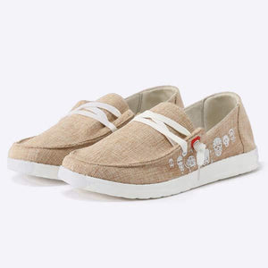 Women's Casual Comfortable Flat Front Lace-Up Shoes 89092169C