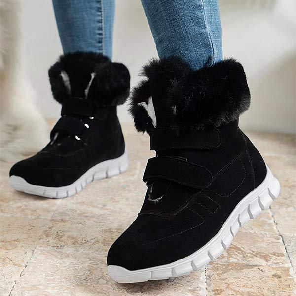 Women's Thickened and Fleece Warm Snow Boots 08857958C