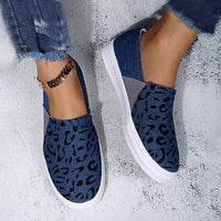 Women's Fashionable Leopard Print Slip-on Flats 64866415S