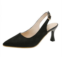 Women's Stylish Pointed Toe Stiletto Heel Buckle Sandals 85486770S