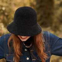 Minimalist and Graceful Round-Top Hat 40429224C