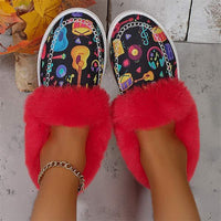 Women's Thick, Insulated, and Non-Slip Fuzzy Shoes 12474675C