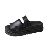 Women's Casual Buckle Decorated Thick Soled Slippers 36071994S