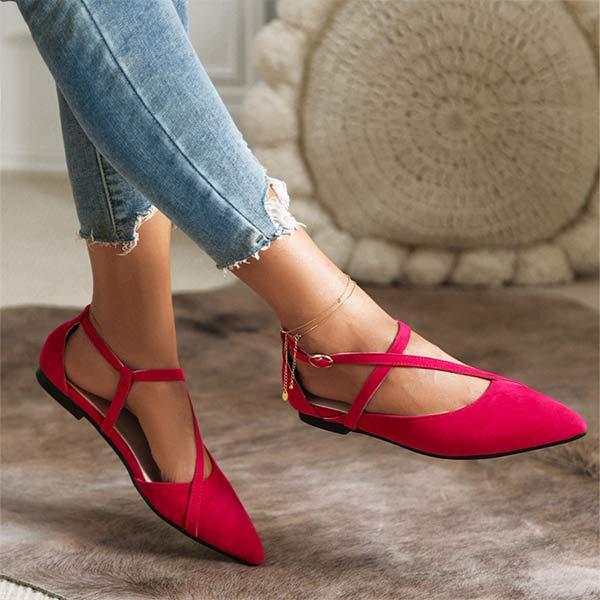 Women's Flat Casual Pointed-Toe Mule Sandals 96493247C