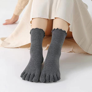 Women's Fungus-Edged Cotton Sweat-Absorbent Mid-Calf Socks 87991826S