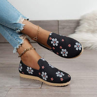 Women's Flat Flower Casual Shoes 83402565C
