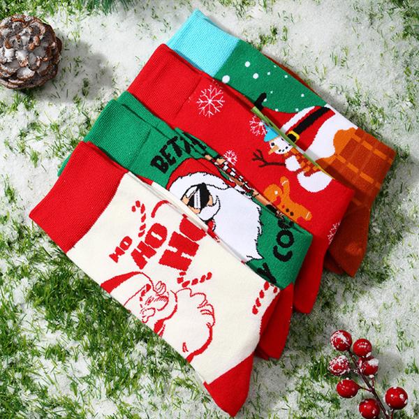 Christmas Style Cotton Mid-Calf Socks 21977858S