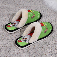 Women's Indoor Home Warm and Anti-Slip Cotton Slippers 01199887C