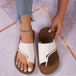 Women's Set Toe Comfortable Casual Open Toe Sandals And Slippers 14662162C