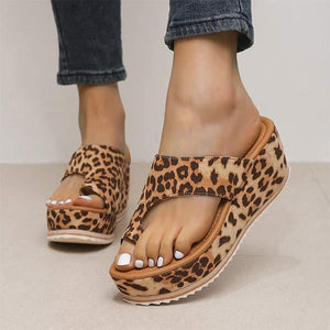 Women's Platform Toe-Ring Wedge Sandals 88735412C