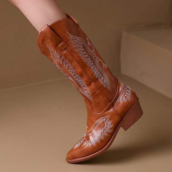 Women's Pointed Toe Western Cowboy Boots 95336804C