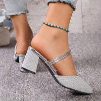 Women's Pointed-Toe Mid-Heel Sandals 46359151C