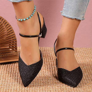 Women's Pointed-Toe Mid-Heel Sandals 46359151C