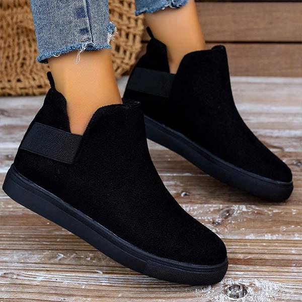 Women's Low-Top Elastic Strap Loafers with Flat Sole 76205231C