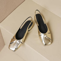 Women's Elegant Square Toe Block Heel Sandals 00550096C