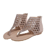 Women'S Thong Cutout Flat Sandals 47124514C