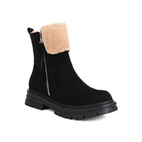 Women's Casual Thick Sole Side Zipper Snow Boots 58288080S