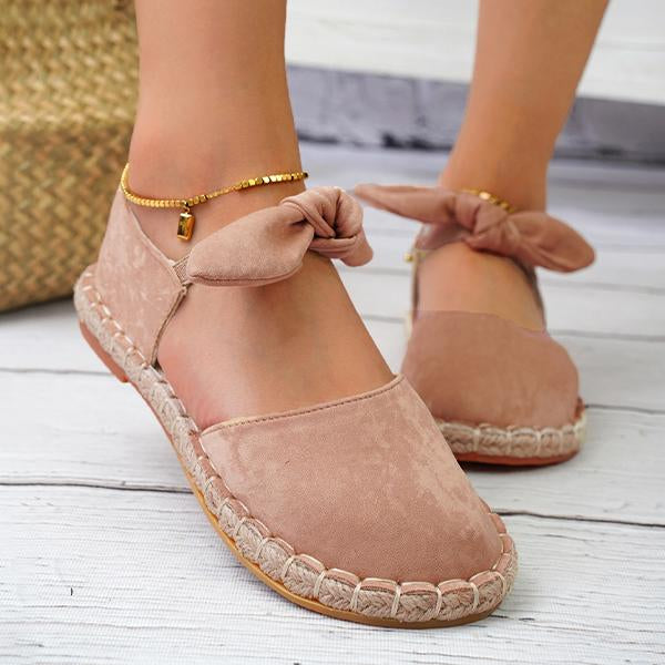 Women's Casual Elegant Bowknot Flat Sandals 16512776S