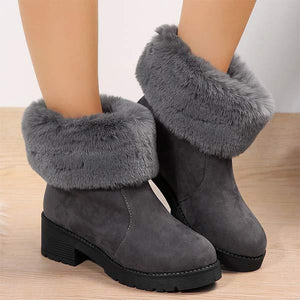 Women's Fleece-Lined Insulated Snow Boots 48626372C
