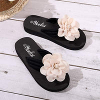 Women's Floral Pattern Toe-Ring Casual Sandals 91310603C