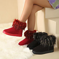 Women's Fashionable Plush Warm Snow Boots 57085444S