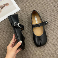 Women's Casual Elegant Flat Shallow Split Toe Boat Shoes 01638480S