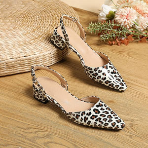 Women's Fashionable Leopard Pointed Toe Pumps 53276129S