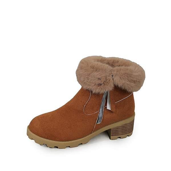 Women's Velvet Reversible Snow Boots 44076363C