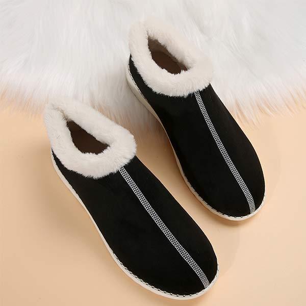 Women's Fleece-Lined Cozy Half Slippers 28666319C