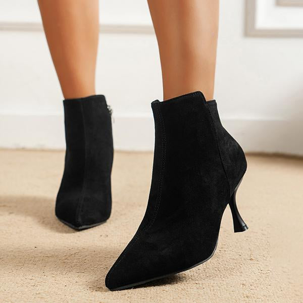 Women's Fashionable Pointed Toe Stiletto Heel Boots 20739977S