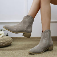 Women's Casual Daily Chunky Heel Ankle Boots 29449529S