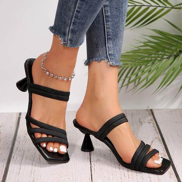Women's Open-Toe High Heel Fashion Sandals 90256889C