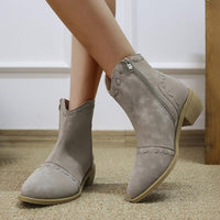 Women's Casual Daily Chunky Heel Ankle Boots 29449529S