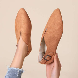 Women's V-Cut Casual Flat Shoes 19034094C