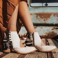 Women's Roman Style Lace-Up Fashion Sandals 76868536C