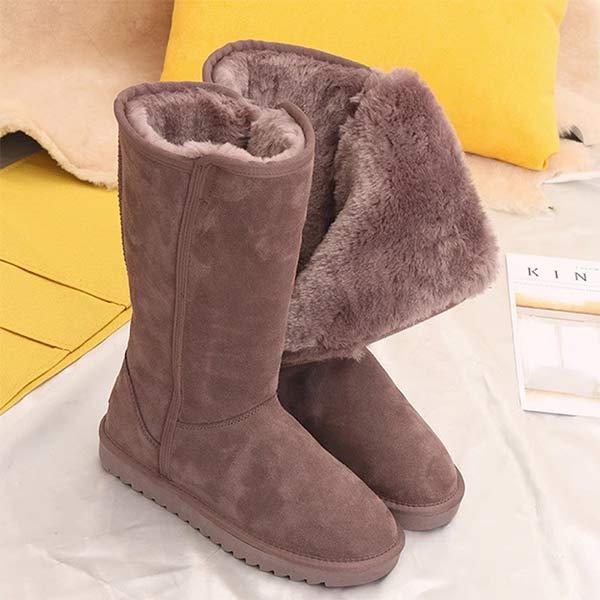 Women's Inner Zipper Fleece-Lined and Insulated Snow Boots 61507452C