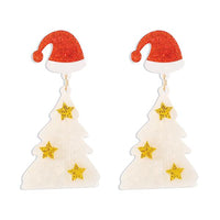 Stylish Acrylic Christmas Tree Earrings 26231619S