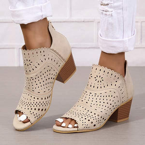 Women's Peep Toe High Heel Sandals 53372477C